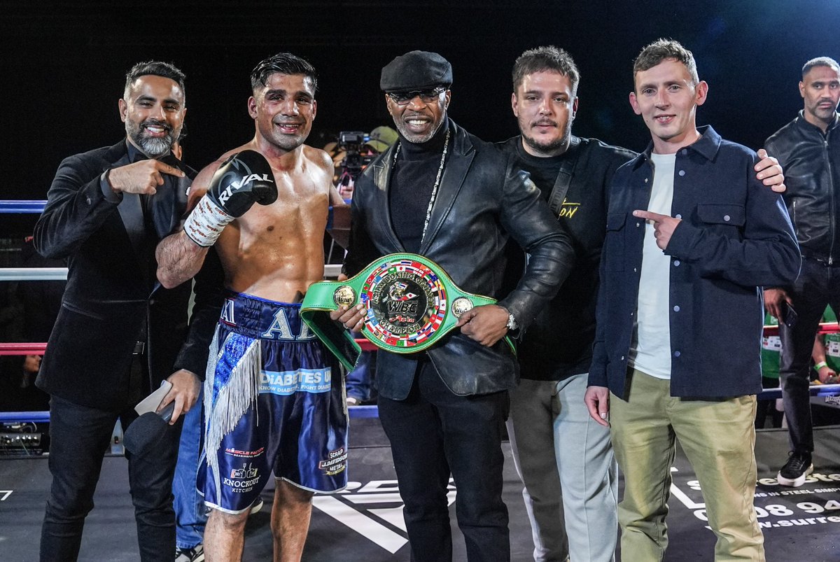 BlackFlashPromo's tweet image. New week. New focus. History made. 
What a moment — Muhammad Ali became the first Type 1 diabetic boxer to win a professional title, and the first ever WBC Asia belt to be contested on UK soil. 
This team is special. This man is special.