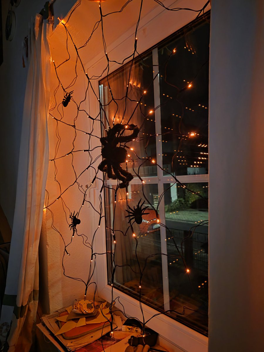 Mirtscham's tweet image. Hab den Lidl überfallen und dekoriert. Wie findet ihr? 🕸🕷