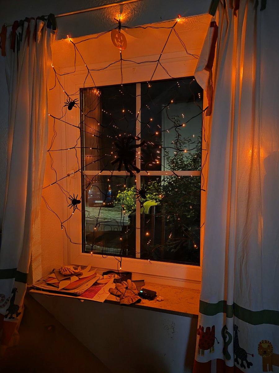 Mirtscham's tweet image. Hab den Lidl überfallen und dekoriert. Wie findet ihr? 🕸🕷