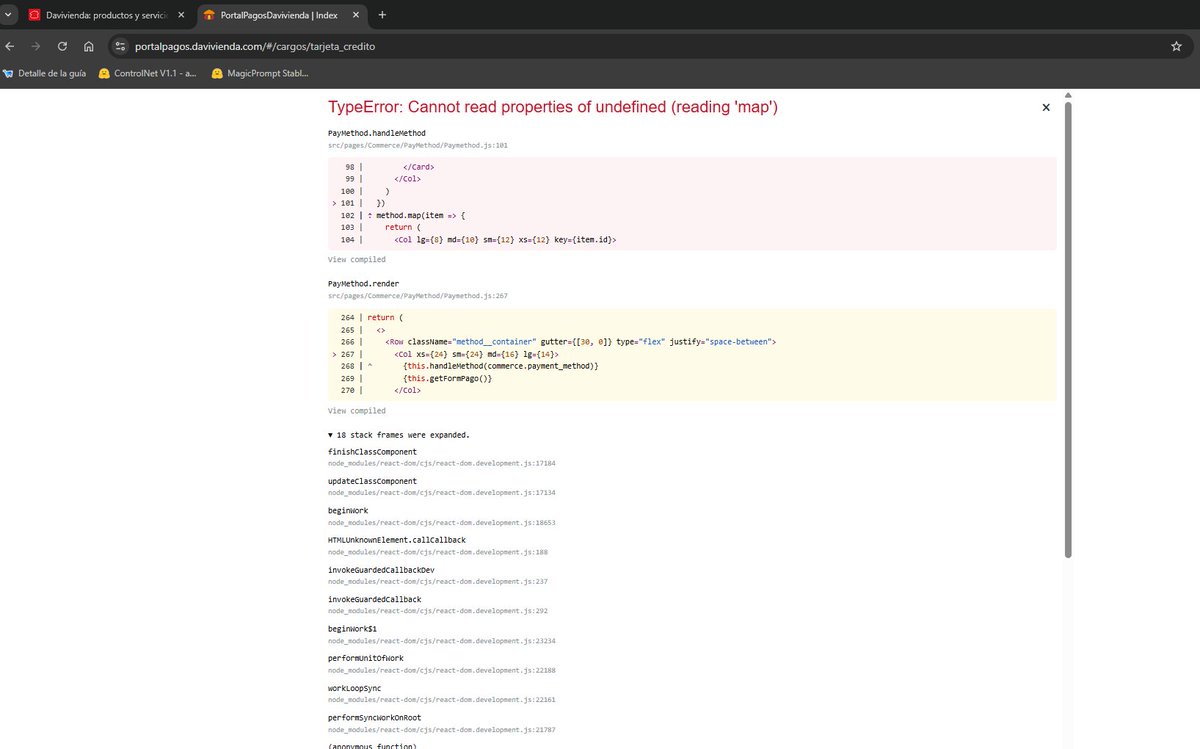 wdanielgm's tweet photo. @Davivienda Sres este error no es de AWS, corrijan su codigo por favor. no hemos podido pagar TC y la tasa de cambio de hoy no creo que la mantengan para el día de mañana, urge su ayuda con este tema https://t.co/nPhZnImexH