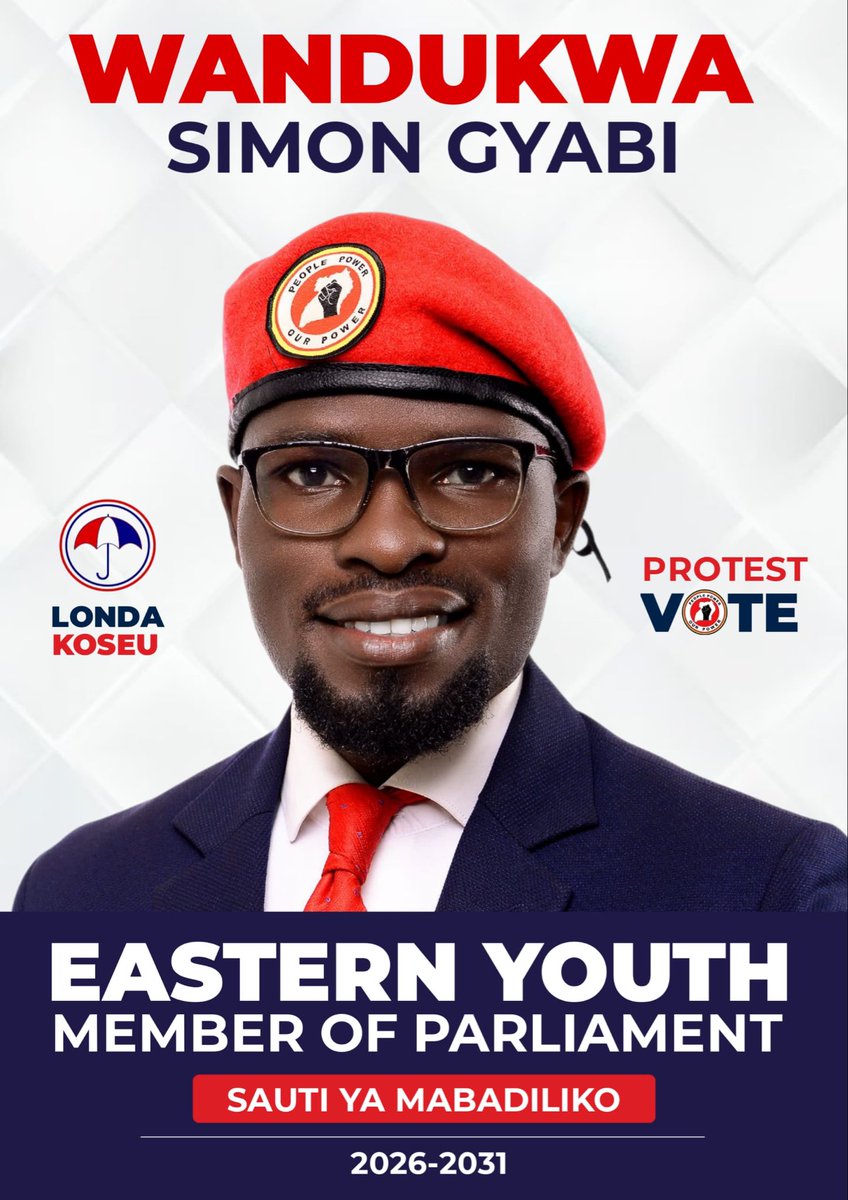 wandukwa_simon's tweet photo. Hello Eastern Uganda… 
Wednesday we’re making it official.
#ProtestVoteUg2026 
#ProtestVote2026 https://t.co/DYxtVNjdLW