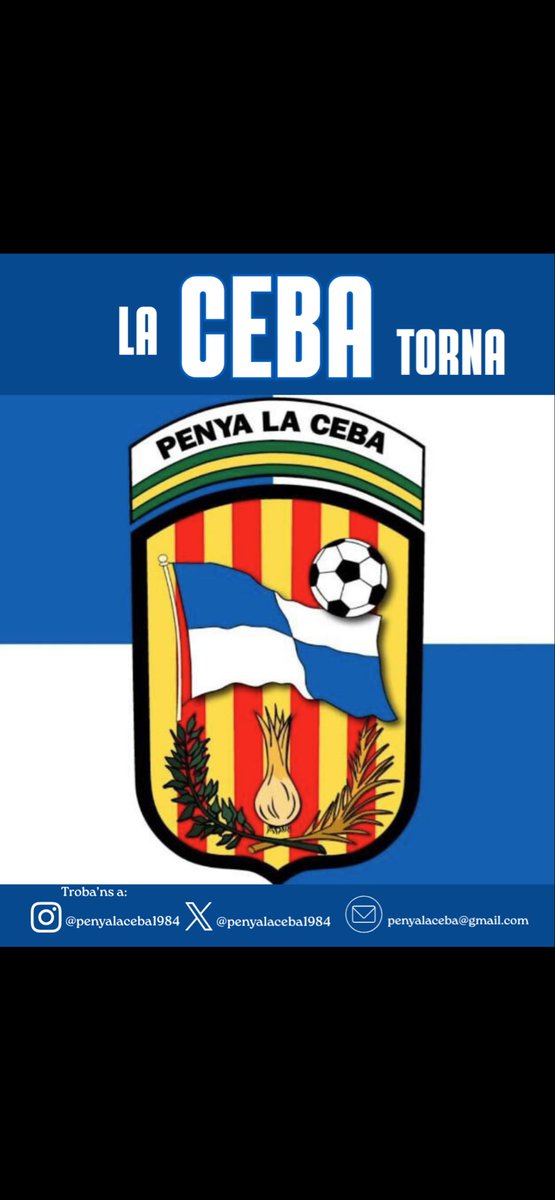 PenyaLaCeba1984's tweet photo. Després d’uns anys de silenci, la Penya la Ceba torna més viva que mai. Fundada l’any 1984, La Ceba reneix per donar-ho tot pel @cesabadell                                       Nova etapa, mateix orgull arlequinat de sempre💪🏻💙🤍  #LaCebaTorna #SomLaCeba #CESabadell #AMQM https://t.co/awZtr2jLFK