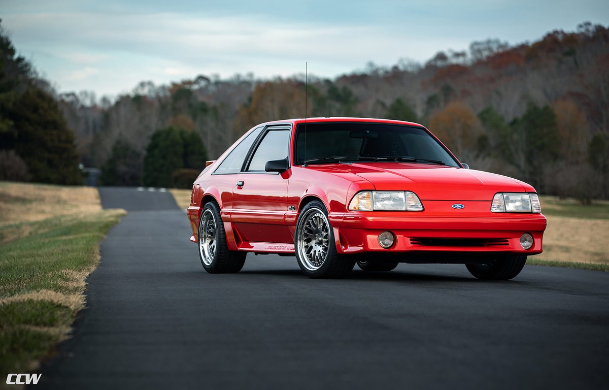 JustBoltonsCom's tweet image. The Red #Foxbody Mustang meets forged perfection — outfitted with #CCW Twisted Classic Forged Wheels in Gunmetal with Polished Lips.

A clean, modern twist on one of the most iconic muscle platforms ever built.

See more photos and details: dragracingwheels.com/blog/red-foxbo…