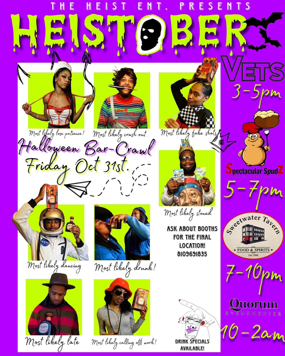 Halloween bar crawl !