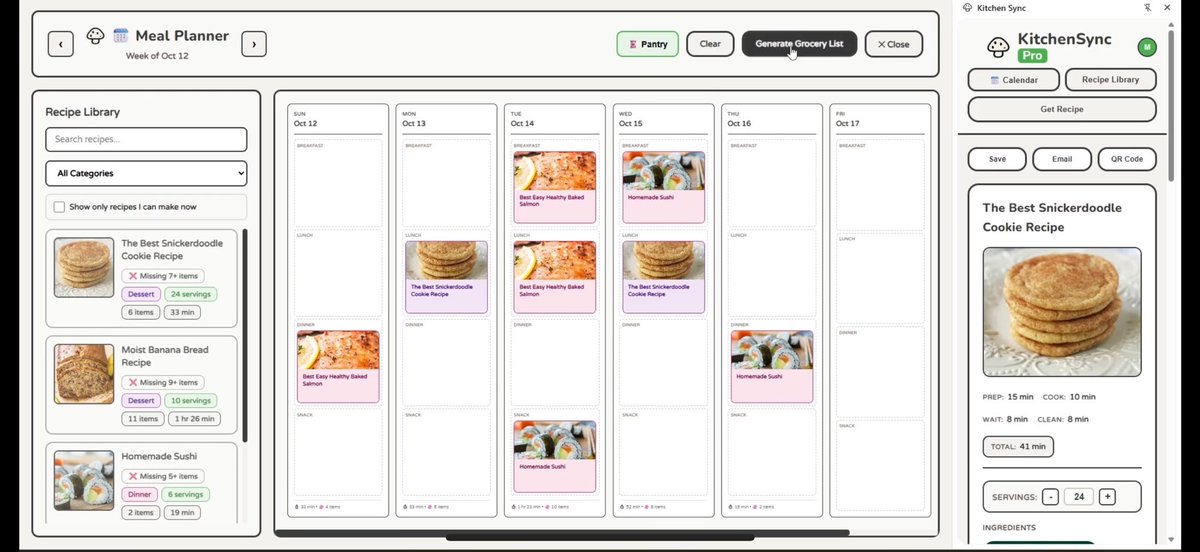 coding_updates's tweet image. Day 11:
I’m thinking my recipe extension is finally due for a UI overhaul.
Any advice?