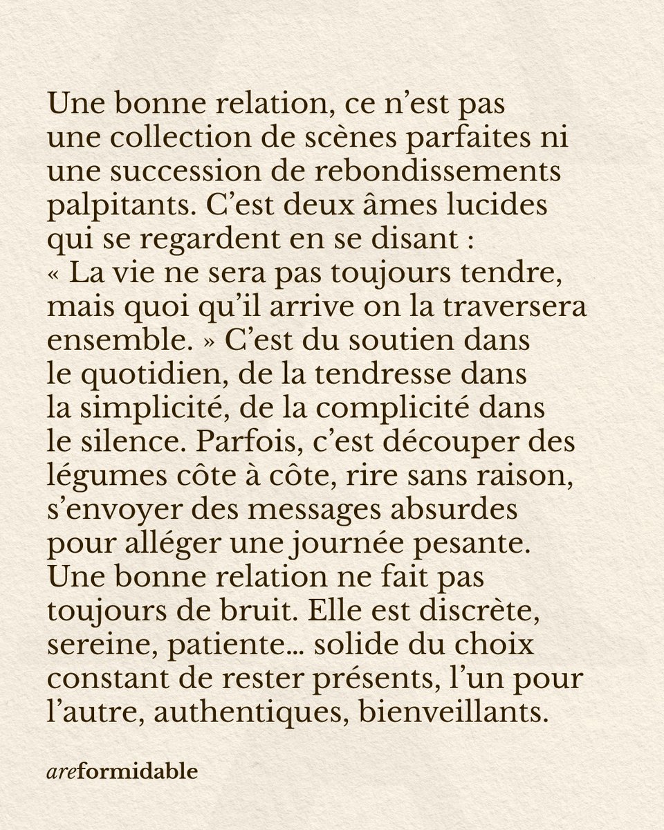 areformidable's tweet photo. Qui est ta bonne relation ? 💕

#paixintérieure #amour #amis #famille #areformidable https://t.co/qAZa51s6m7
