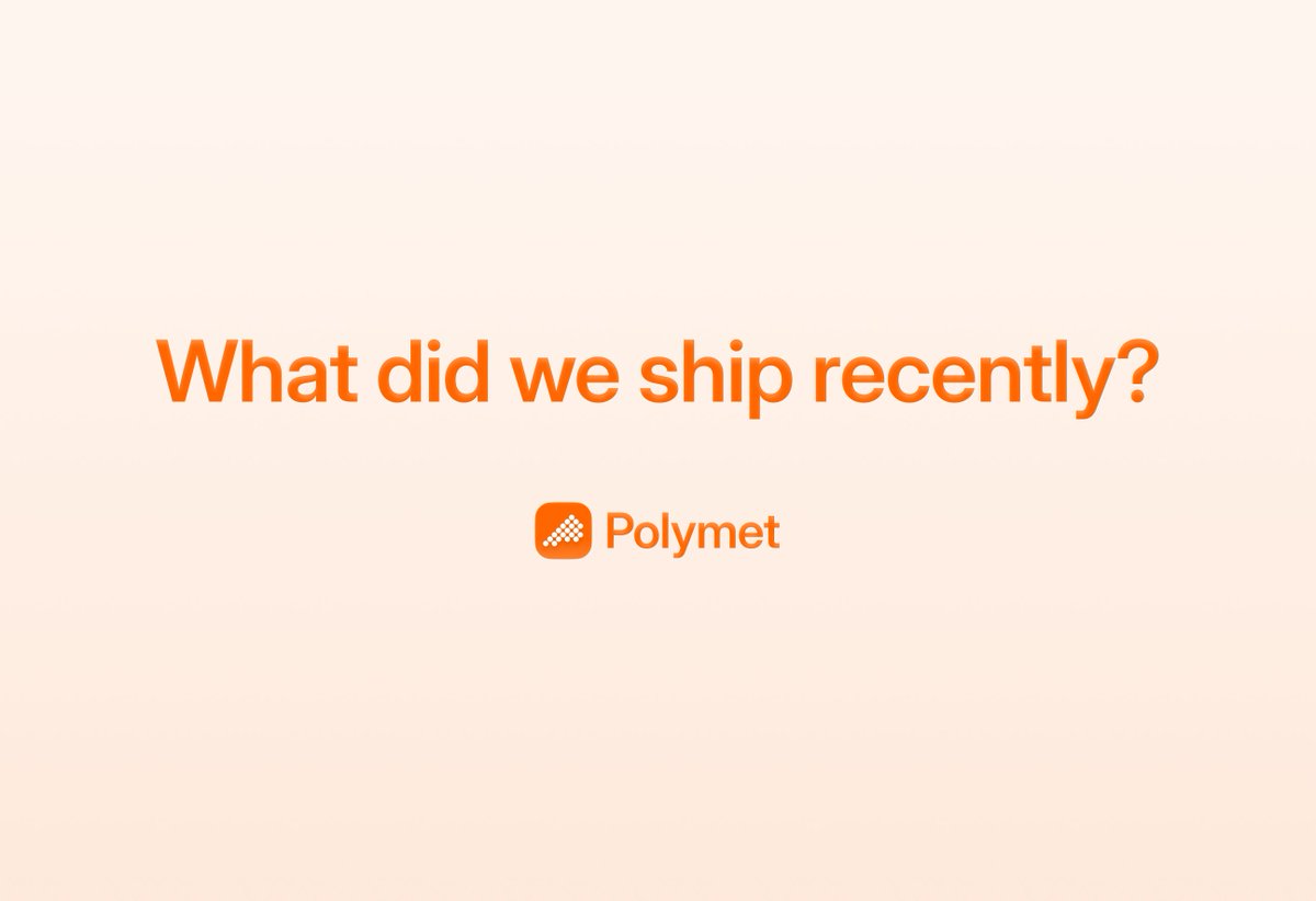 Polymet (YC S24) tweet media