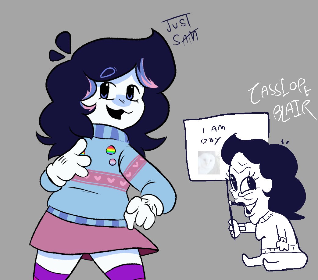 Contoons (Gender Seasons!) (@contoonsyt) on Twitter photo Commissioned art from <a href="/JustJustSAM/">๐ฎ๐
๐๐๐๐ Sam</a> and <a href="/Cassiope_Blair/">Cass. ๐ณ๏ธโโง๏ธ</a>
I'm so gayben Commissioned art from <a href="/JustJustSAM/">๐ฎ๐
๐๐๐๐ Sam</a> and <a href="/Cassiope_Blair/">Cass. ๐ณ๏ธโโง๏ธ</a>
I'm so gayben
