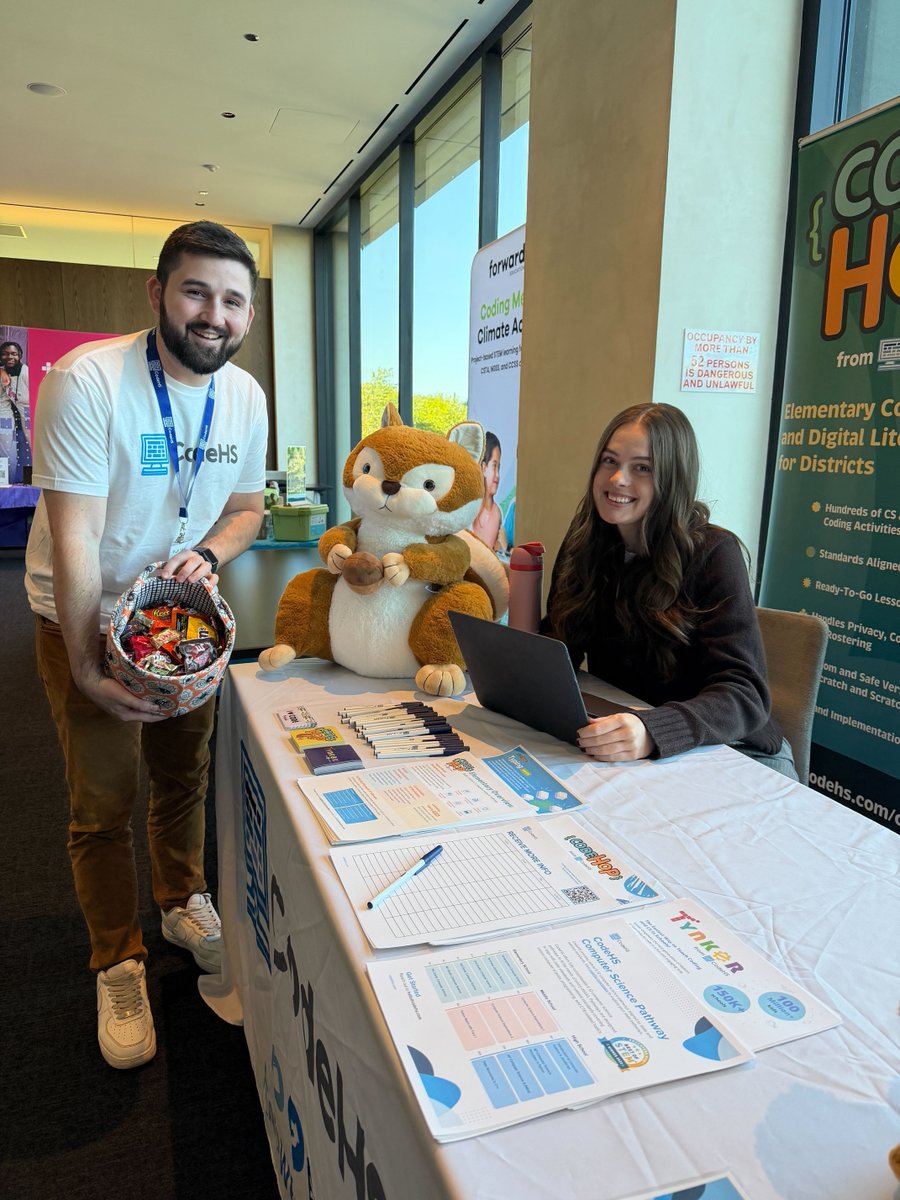 CodeHS's tweet image. Hey Chicago teachers, are you attending the BootUp Summit? Swing by the CodeHS booth to learn about our Elementary courses, say hi to our great team, and get some fun swag!
#cs #readwritecode