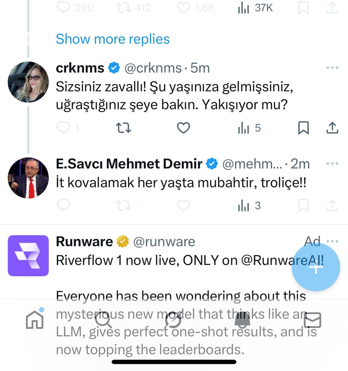 Alın size eski Savcı titrine sahip birinin tweeti. Cevap vermekten, tartışmaktan aciz. Yazmış sonra engellemiş. Cevabımı iletirsiniz. Ben onlar gibi bir partiye yanaşacak tıynette biri değilim ki troliçe olayım. Kendileri göbekten bağlı olunca herkesi de öyle zannediyorlar.Benden