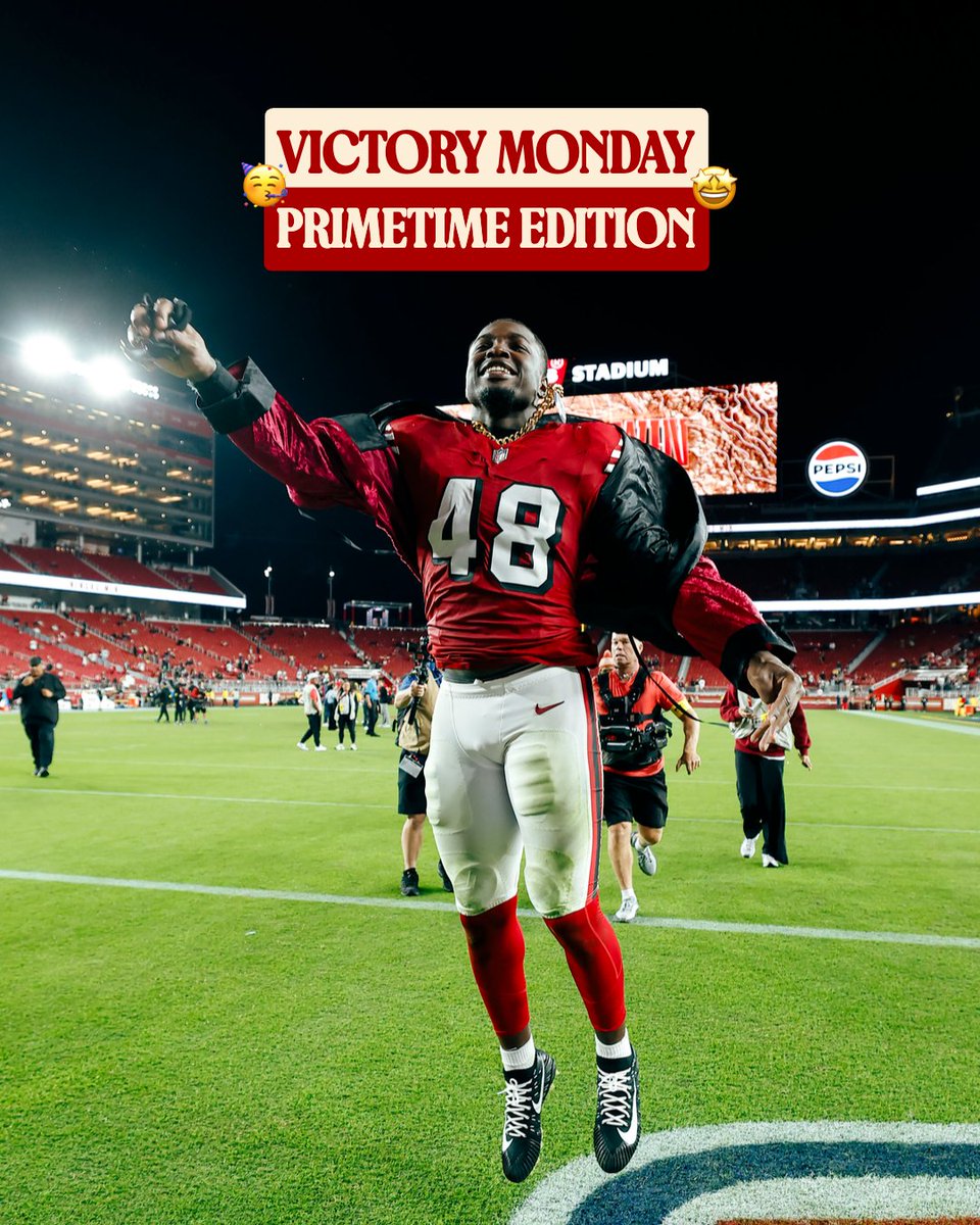 49ers's tweet image. Describe last night in one word ⬇️