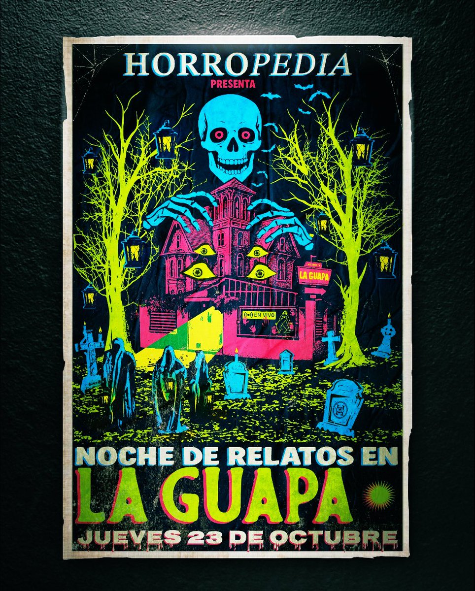 horropedia's tweet photo. Noche de relatos de terror en Barranquilla!💀 jueves 23 de octubre #planesbarranquilla #relatos https://t.co/mAavgV1hQN