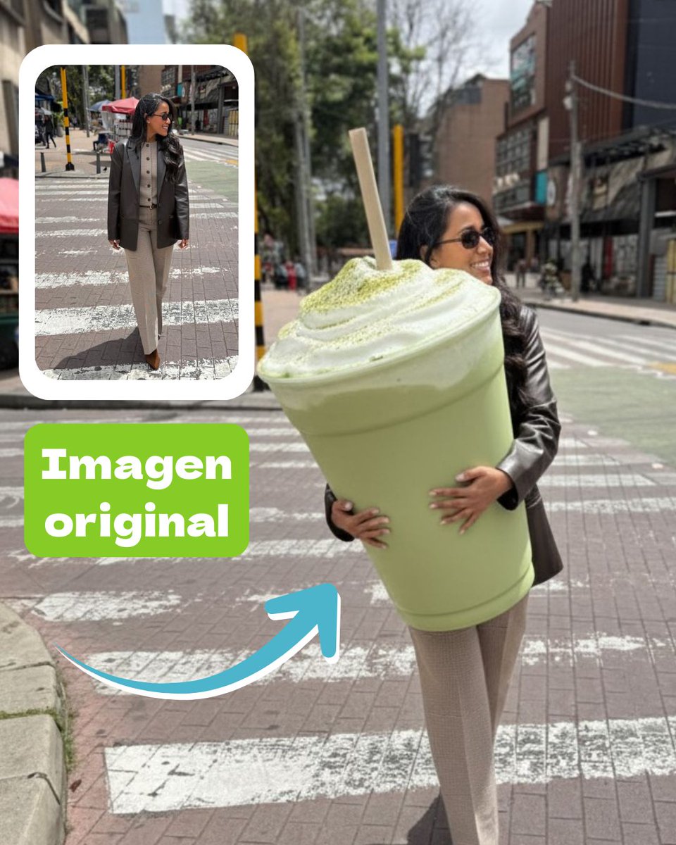 lascarvajalino's tweet image. ¿Quieres elevar tus fotos de life style con objetos de gran tamaño? Estas fotos llaman mucho la atención y detienen el scroll⚠️
Las hice en SEGUNDOS y tu puedes hacerlas también. Si te gustó, déjame un like.
#IA #InteligenciaArtificial