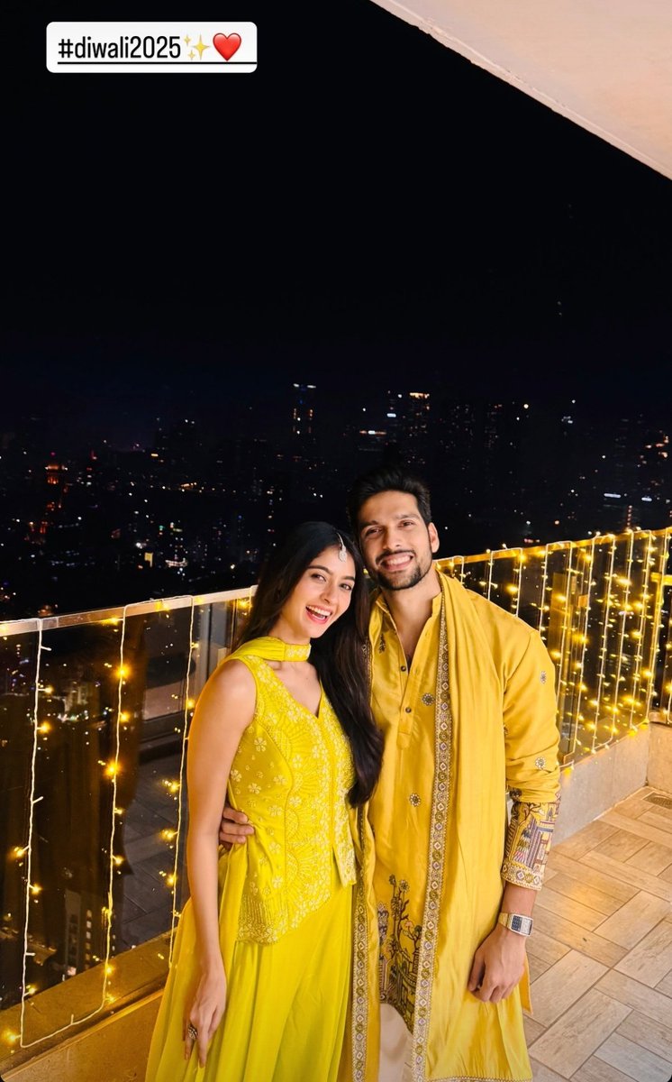 #SaiShi came a long way… from not talking to each other on sets to celebrating every festival together 🧿✨ No Nazar
Then.                       Now.