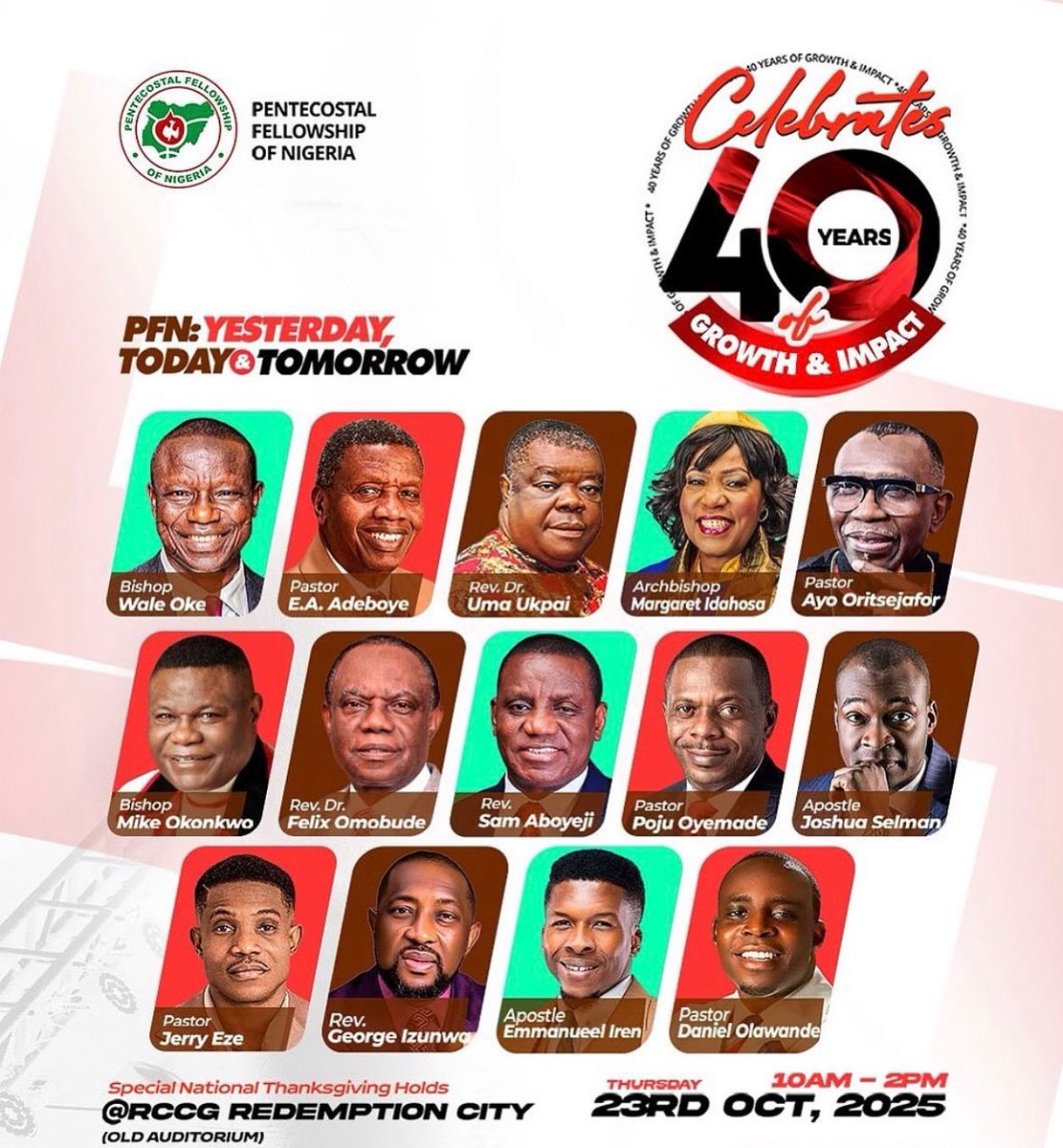 Pastor Adeboye tweet media