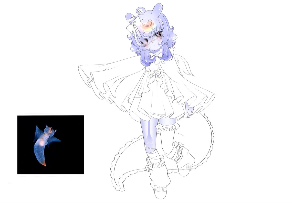 maybe I do wanna live in the ocean? sea creatures are just so fun to draw…