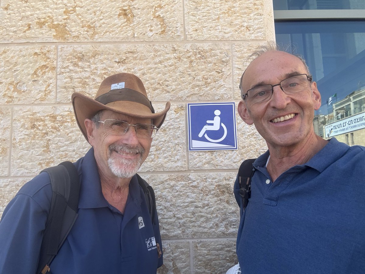What a pleasure being spotted near the Kotel by long time <a href="/RamahIsrael/">RamahIsraelPrograms</a> and <a href="/NationalRamah/">National Ramah</a> friend and colleague, Joe Freedman.  Guided our 1st Tikvah <a href="/RamahNE/">Camp Ramah NE</a> trip in 2002 &amp; still going strong!