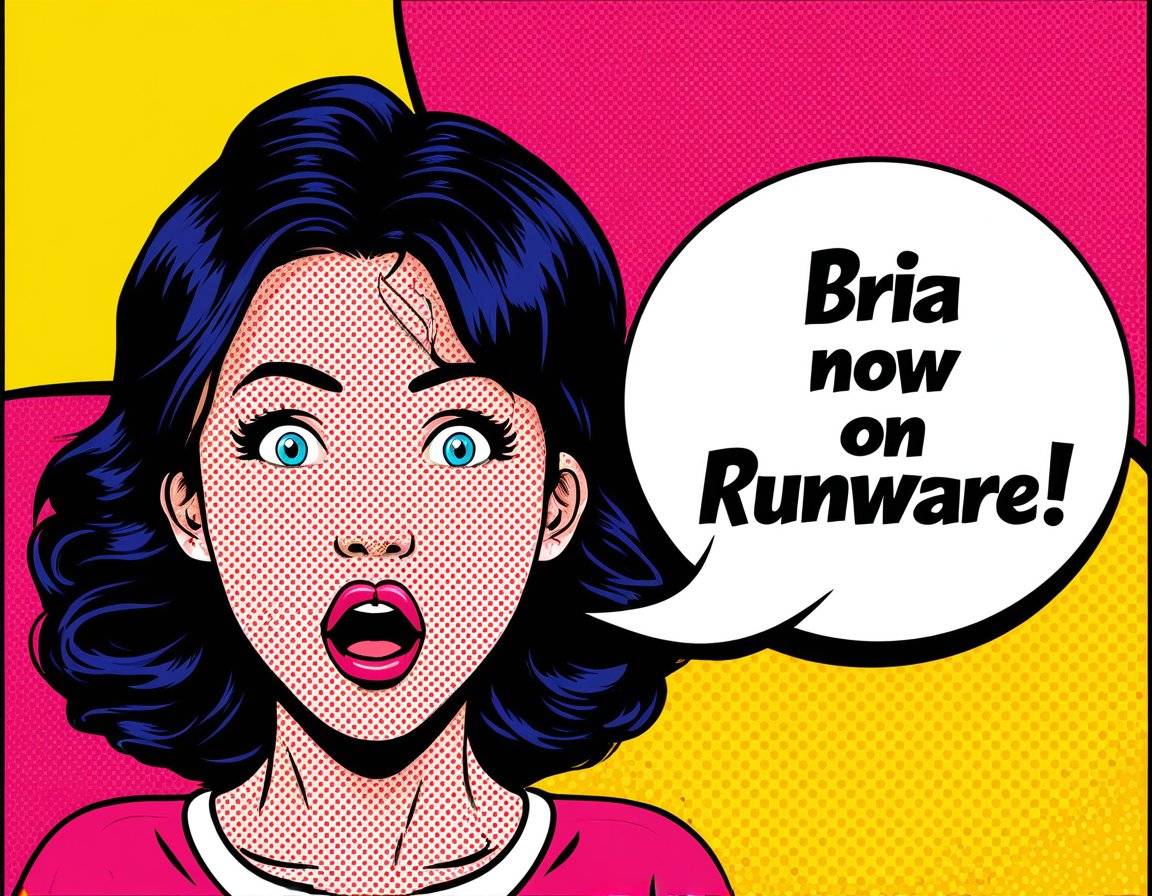New model family <a href="/bria_ai_/">BRIA AI</a> now on <a href="/runware/">Runware</a>!

Generate and edit images and videos without copyright risk, using models trained exclusively on licensed data. 

Multiple new endpoints – see thread. 🧵