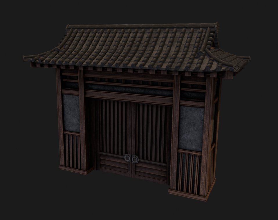 YOKAIHUNT's tweet photo. Main gate and back entrance to the dungeon on the second map.

#gamedev #horrorgame https://t.co/Lwccsf8deh