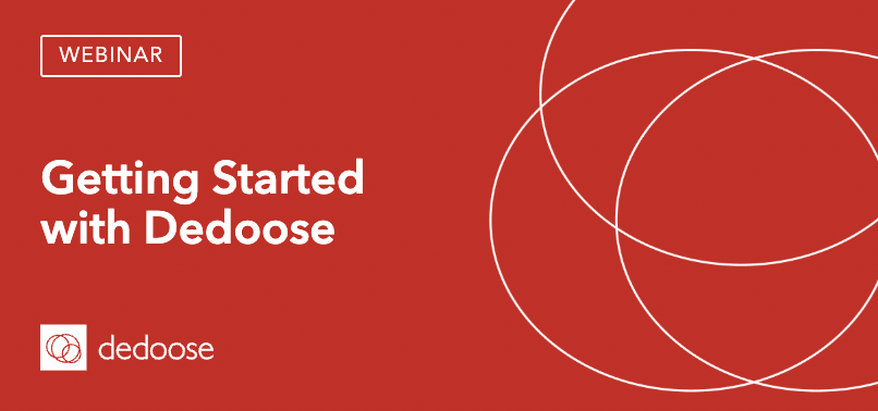 Go from “getting started” with Dedoose 10, to "gaining confidence" in the use of our app!

Join us TOMORROW (Oct 21 @ 12PM EST) for a free intro webinar: dedoose.info/oct21

Drs. Quash &amp; Grummert will show you how to build a project, code efficiently, and collaborate.