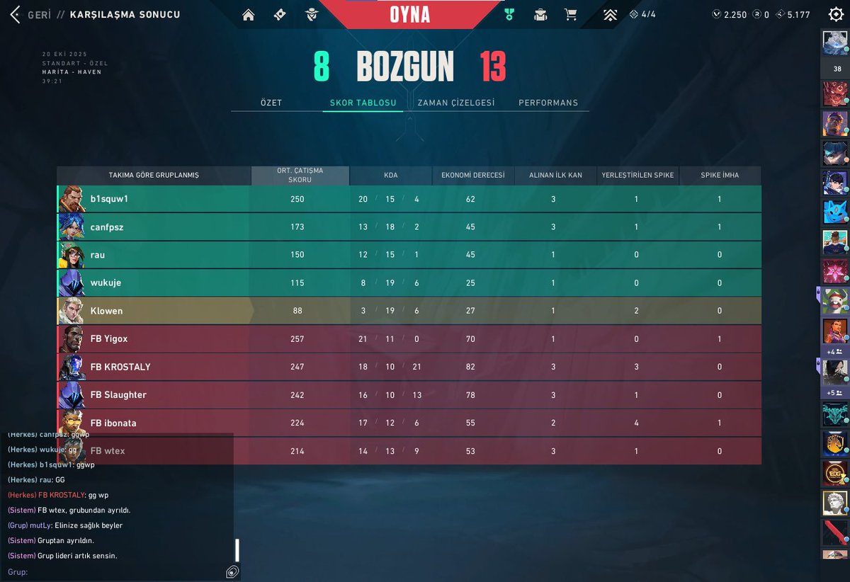 Intel Monsters Reloaded 2025 - TR - 3. Açık Eleme
 
rakiplerin ve takımımın eline sağlık .

13-10 namers 
8-13 <a href="/FBespor/">Fenerbahçe Espor</a>