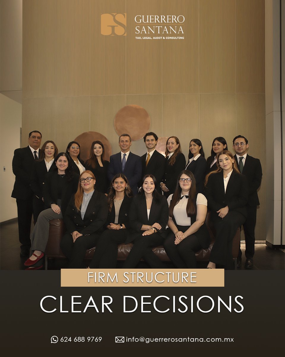 GS_firm's tweet image. At Guerrero Santana, we design strategic systems that optimize your operations and ensure tax compliance at every stage of expansion. 
Contact us: +52 624 688 9769
#ComprehensiveSolutions #GuerreroSantana #LegalAdvisory #SecureAssets #TaxOptimization #InternalAudit