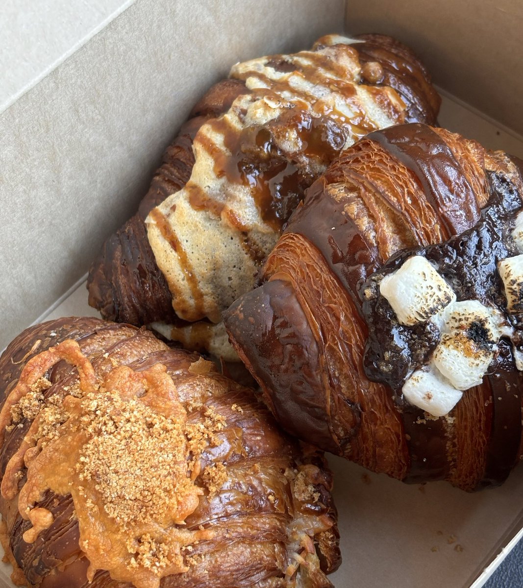 I got some really fun croissants from my favorite bakery :-)