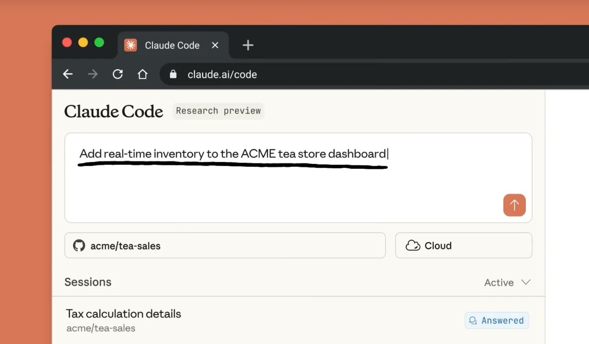 TechGlimmer555's tweet image. 🚀 Claude Code arrives on the web! Assign parallel coding tasks, connect GitHub repos, and let @AnthropicAI handle the magic in your browser! Now you can bugfix, ship faster, and even code from mobile. #AI #ClaudeCode #CodingRevolution