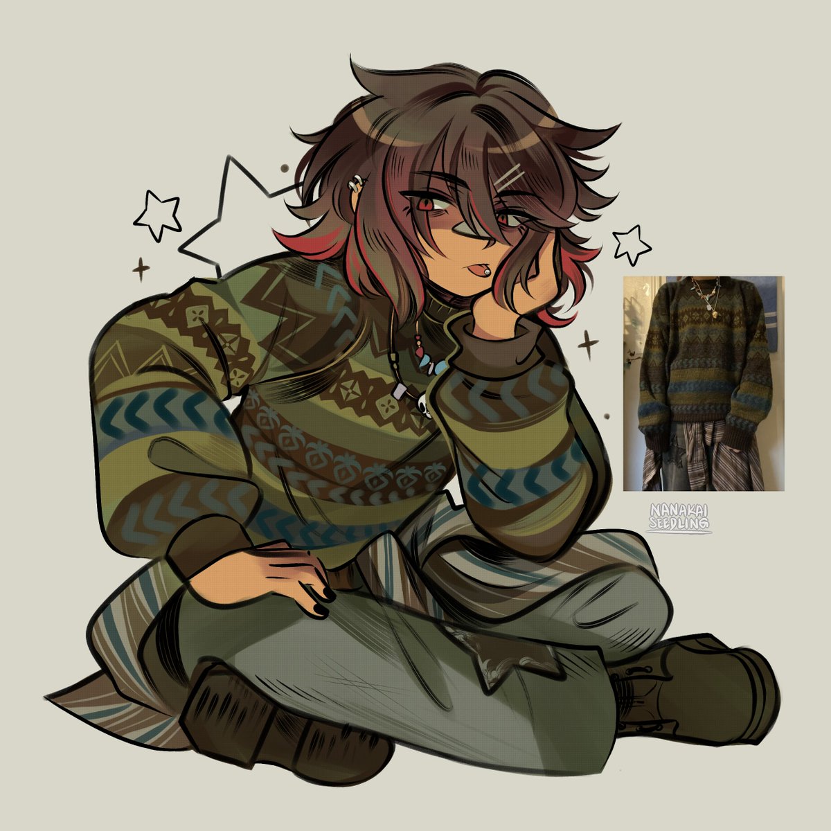 school is kicking my butt so i draw krih