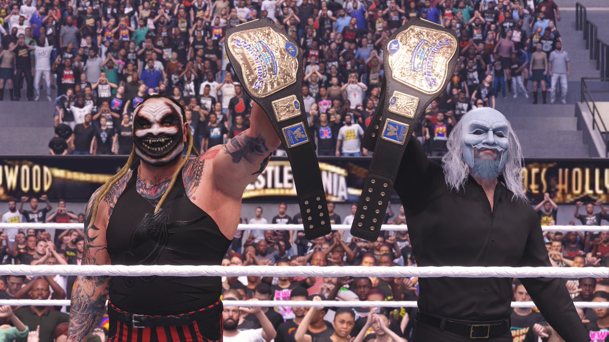 #AndNew 100x #WWE Tag Team Champions. My wrestling Heroes. #TheWyattSicks ⭕️
#RIPBRAYWYATT 
#TeamUncleHowdy