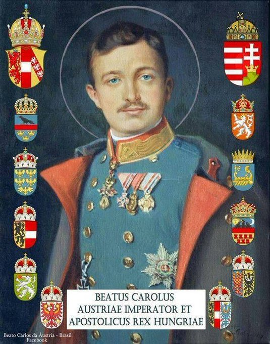 GrayConnolly's tweet image. Good morning all & today is the Feast Day of Blessed Karl von Habsburg, the last Emperor of Austria-Hungary, who is patron of statesmen, diplomats, military officers & husbands (why his feast day is the anniversary of his marriage to Empress Zita) ✝️ emperorcharles.org