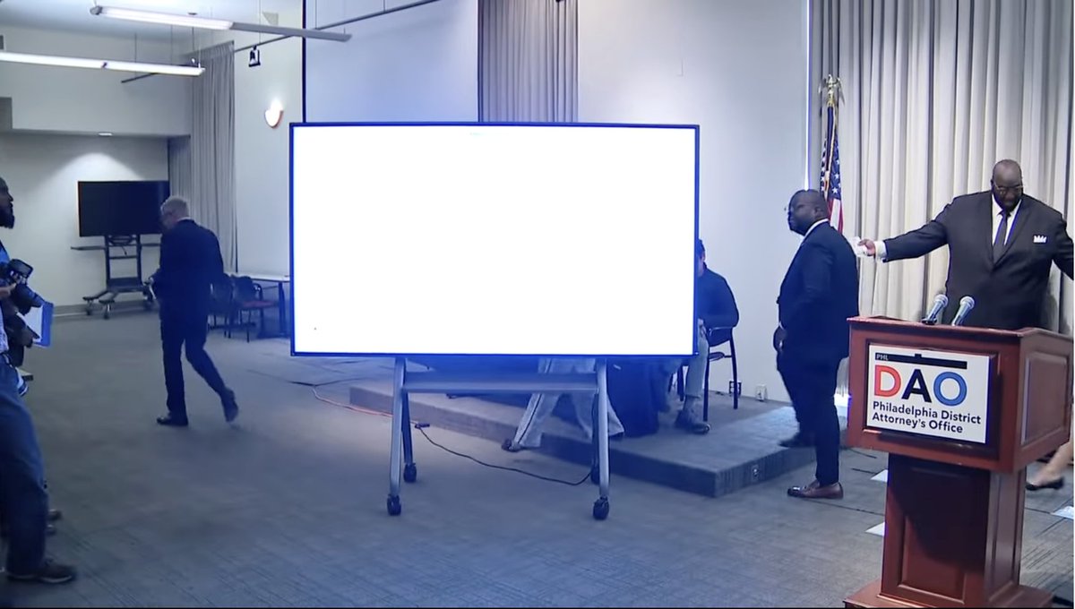 Krasner throws a hissy fit and flees his own press conference, rather than discuss the incompetence of his office that led to the kidnapping and murder of Kada Scott: