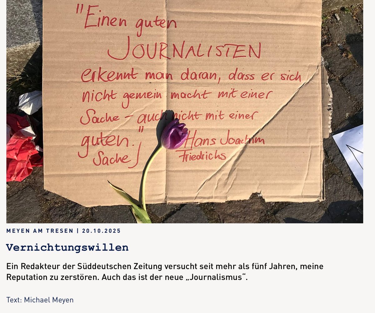 rosenbusch_'s tweet image. Vernichtungswillen

“Mit der Definitionsmacht eines Konzernmediums im Rücken und in dem Glauben, eine Mehrheit hinter sich zu haben und die Moral auf seiner Seite, wird die Universität unter Druck gesetzt und vermutlich auch, da bin ich ziemlich sicher, das Ministerium. Wissen…