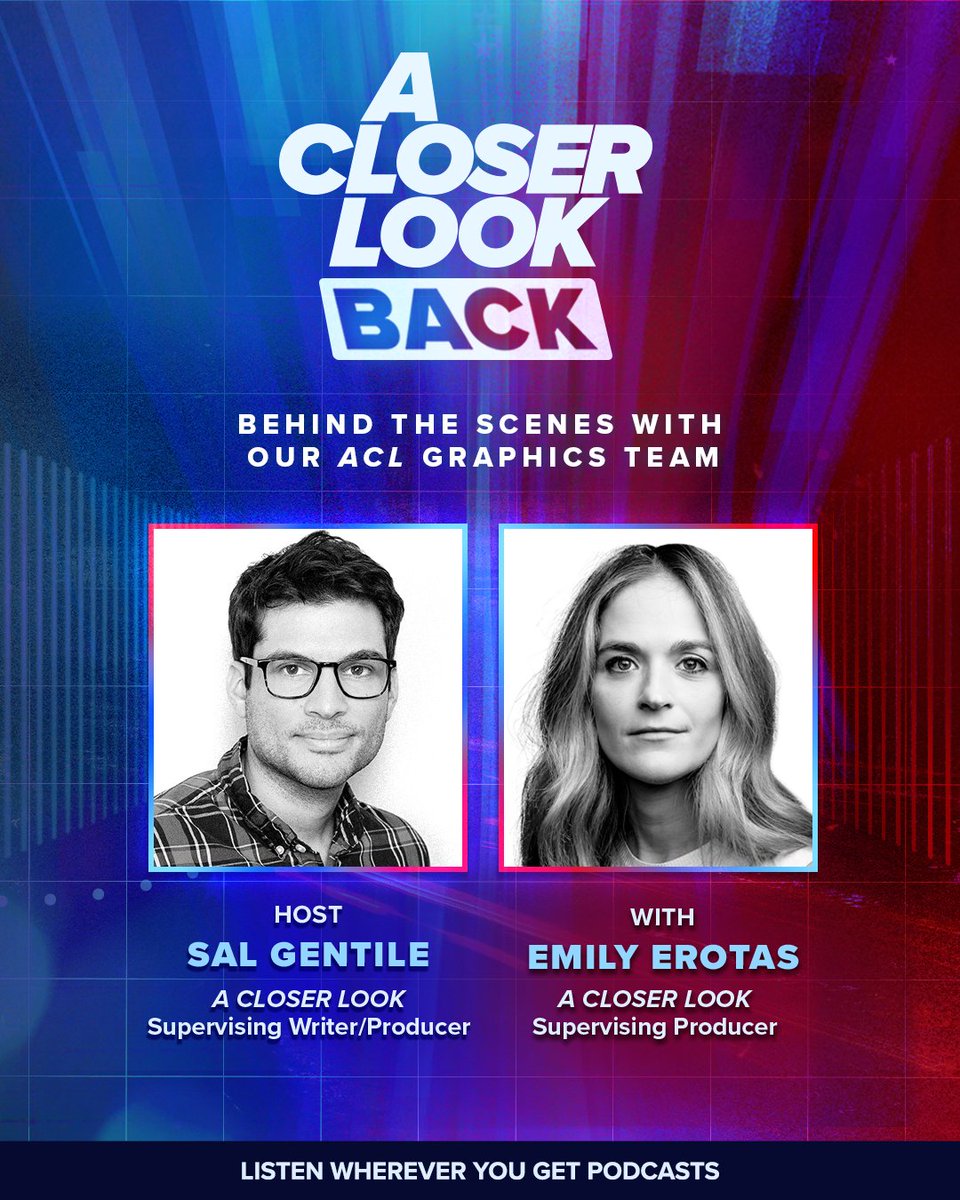 Ever wonder how the #ACloserLook graphics come to life?

On the latest episode of Late Night’s podcast “A Closer Look Back,” Supervising Writer/Producer <a href="/salgentile/">Sal Gentile</a> and Supervising Producer <a href="/EmilyErotas/">Emily Erotas</a> chat with Supervising Producers Melanie Wohr and Lauren Unkel about the