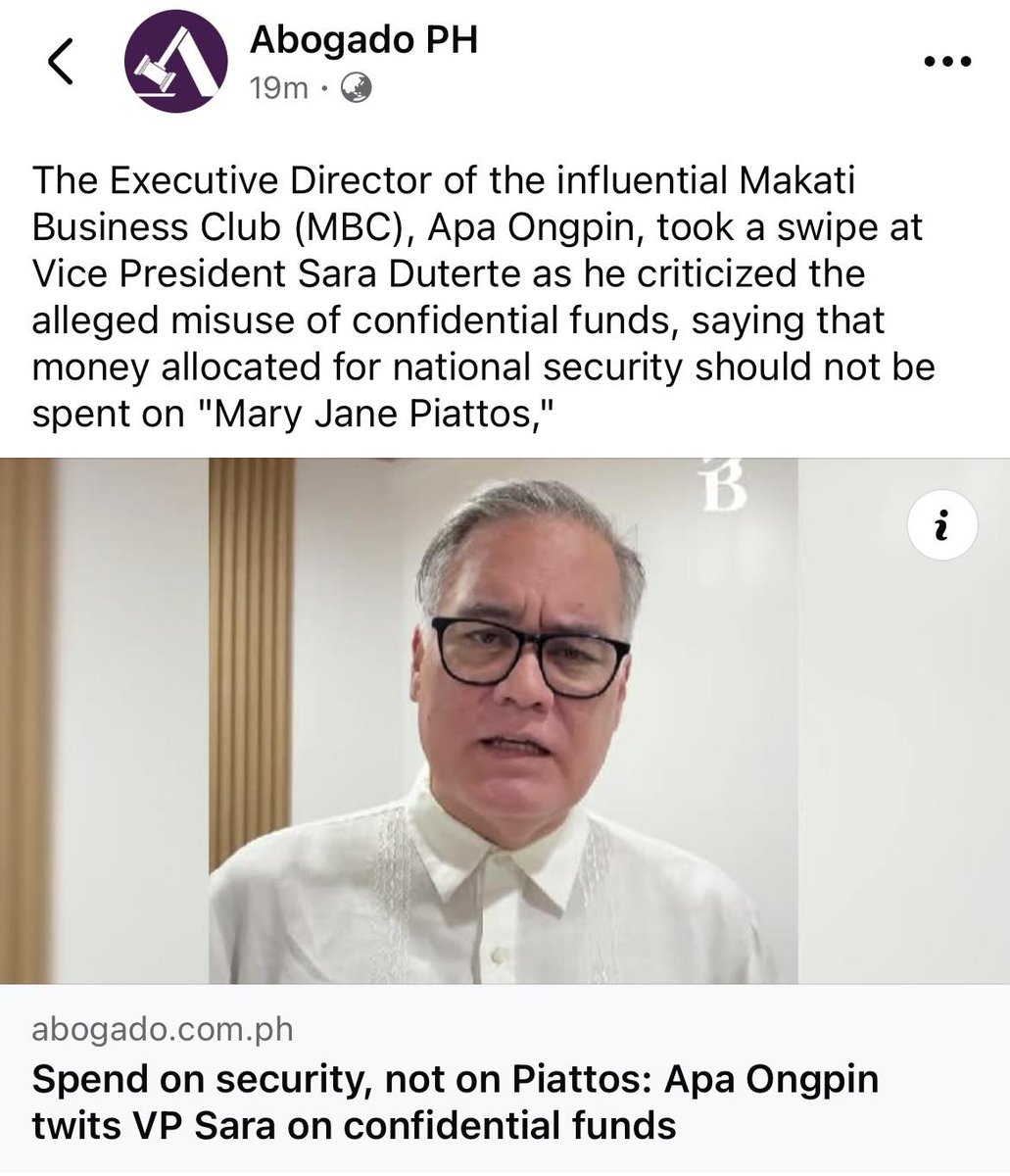 Few know that his father worked for Kokoy Romualdez at Benguet Consolidated before going over to Cory after the Aquino assassination. 

Jimmy Ongpin committed suicide out of frustration over Cory's reneging on the reforms she promised if she became president.