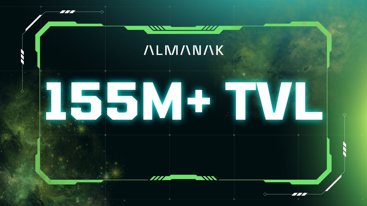 HexaSymbiote's tweet image. 🚨 BIG BREAKING 
We’re officially in the 2025 bull run 😤📈

@almanak__ just crossed $150M TVL — YT-alUSD discounts back and APY climbing 🔥 

Position yourself for what’s next — the AI brain of DeFi is just getting started. 🤖🔥Next stop? */*
#gAlmanak