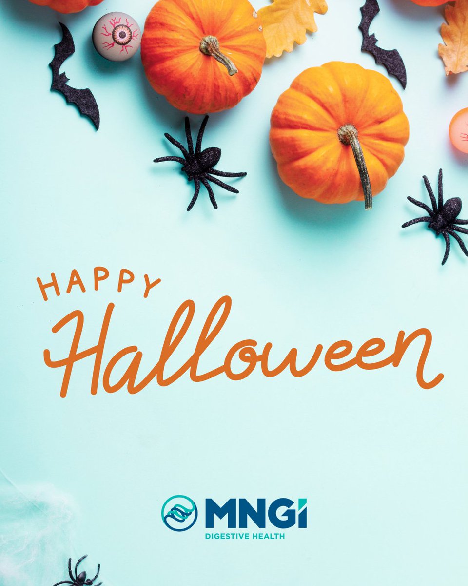 MNGIhealth's tweet photo. Wishing you a spooktacular Halloween from MNGI Digestive Health! 🎃 Have fun, stay safe, and remember a happy gut makes for fewer frights later! https://t.co/pTEjMG6hGT