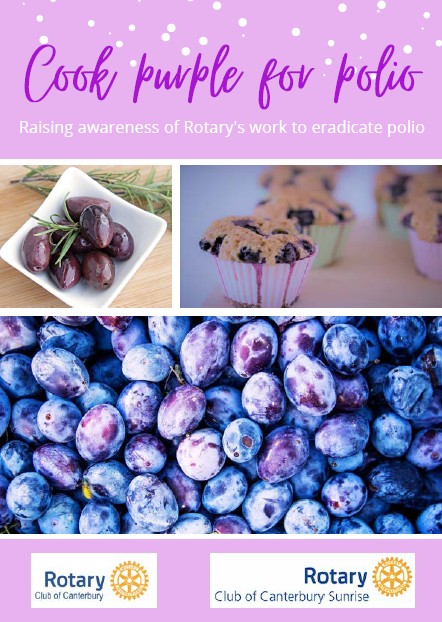 Canterbury Rotary (@rotarycantuk) on Twitter photo #WorldPolioDay: what are you doing? A few years ago we partnered with RC #CanterburySunrise to produce a purple-themed e-recipe book to raise awareness of #polio: rotarycanterbury.org.uk/canterbury-rot…
<a href="/RotarySE1120/">Rotary South East UK</a> #WorldPolioDay: what are you doing? A few years ago we partnered with RC #CanterburySunrise to produce a purple-themed e-recipe book to raise awareness of #polio: rotarycanterbury.org.uk/canterbury-rot…
<a href="/RotarySE1120/">Rotary South East UK</a>