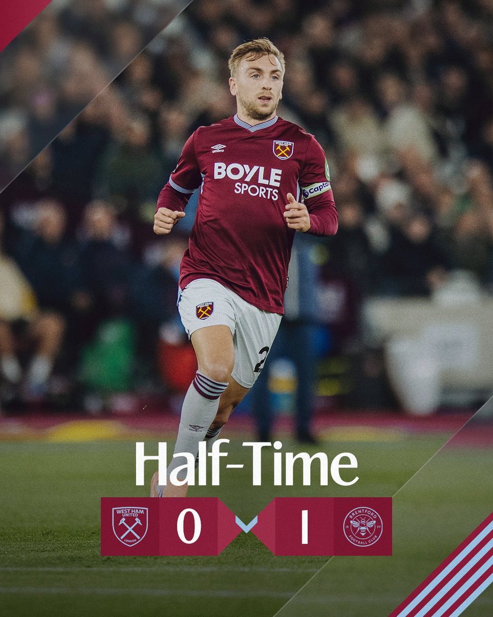 Behind at the interval.