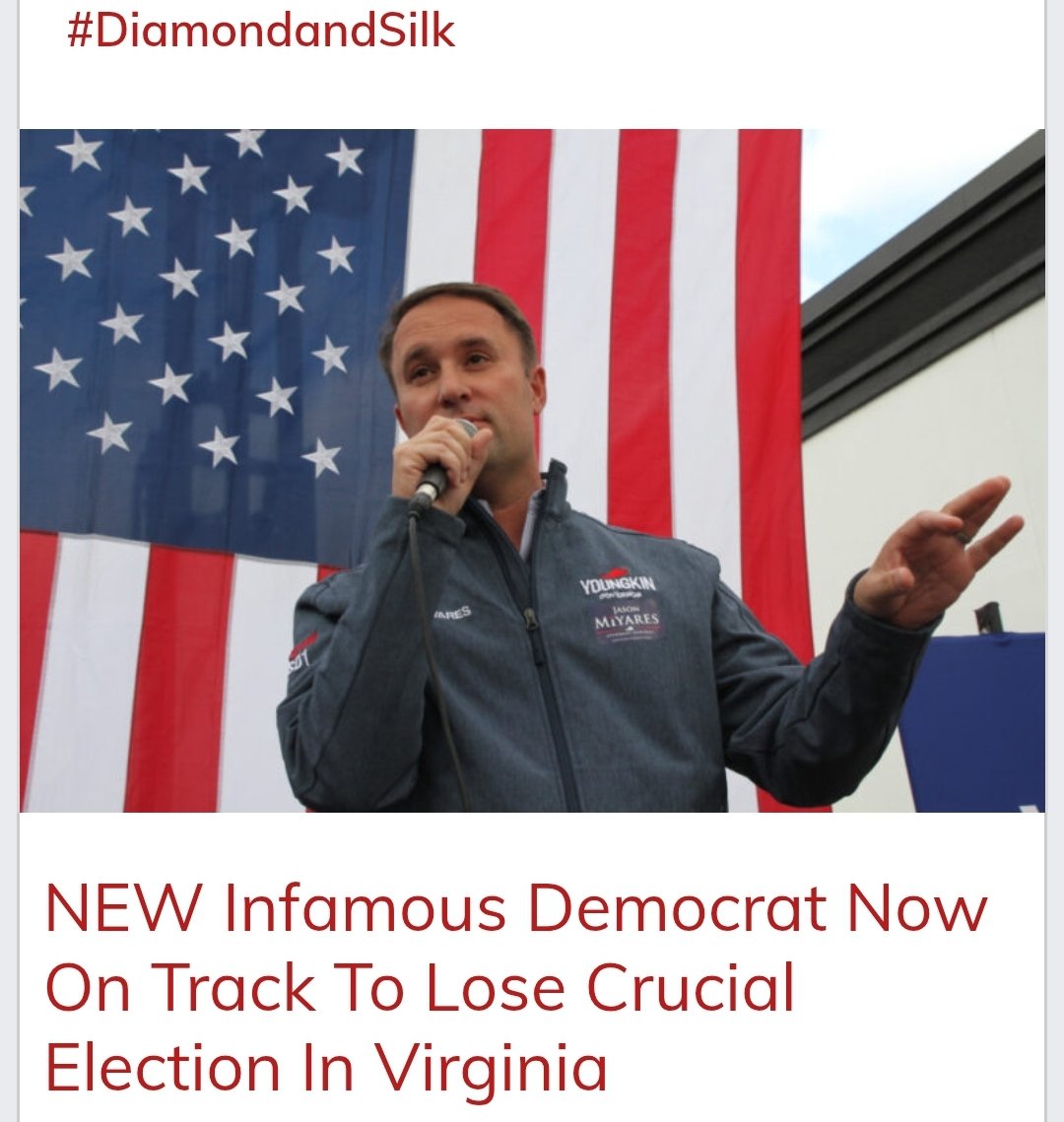 NEW: Infamous Democrat Now On Track To Lose Crucial Election In Virginia.