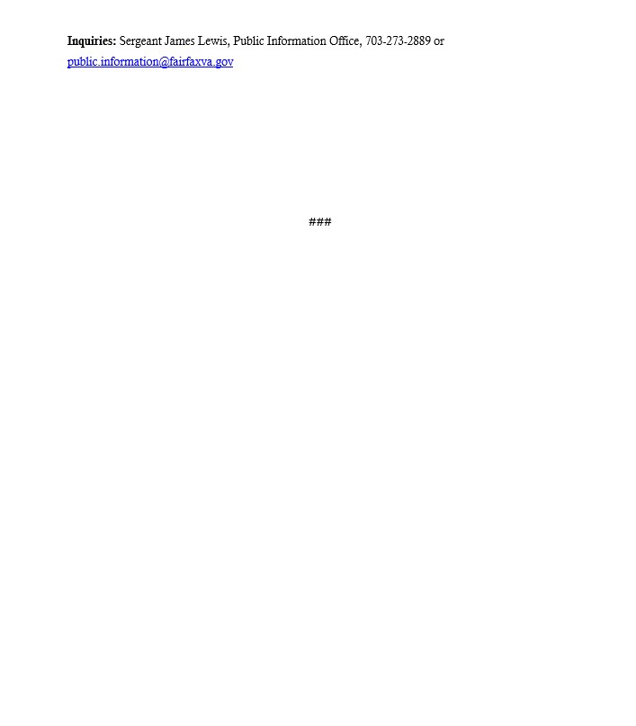 Community Bulletin: Recent Trending Juvenile Crimes
To read more go to: Community Bulletin Recent Trending Juvenile Crimes City of Fairfax, VA 

<a href="/CityofFairfaxVA/">City of Fairfax, VA</a>