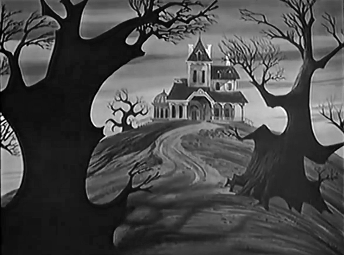Image of Horror Hill from the opening credits of "Milton The Monster" (1965). Perhaps appropriate at this time of year.