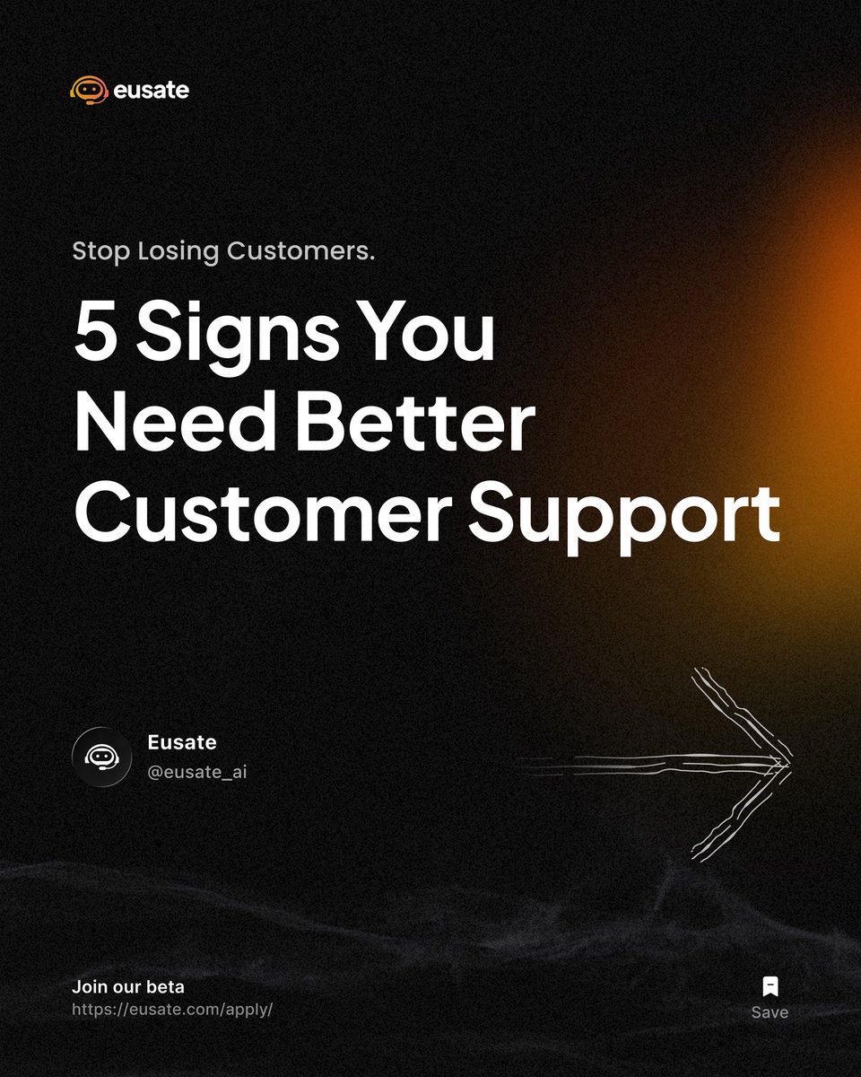eusate_ai's tweet image. You are wondering why you need a need a better Customer support???

Okay! here’s why

🧵A thread

#CustomerSupport
#StartupStruggles
#FounderLife