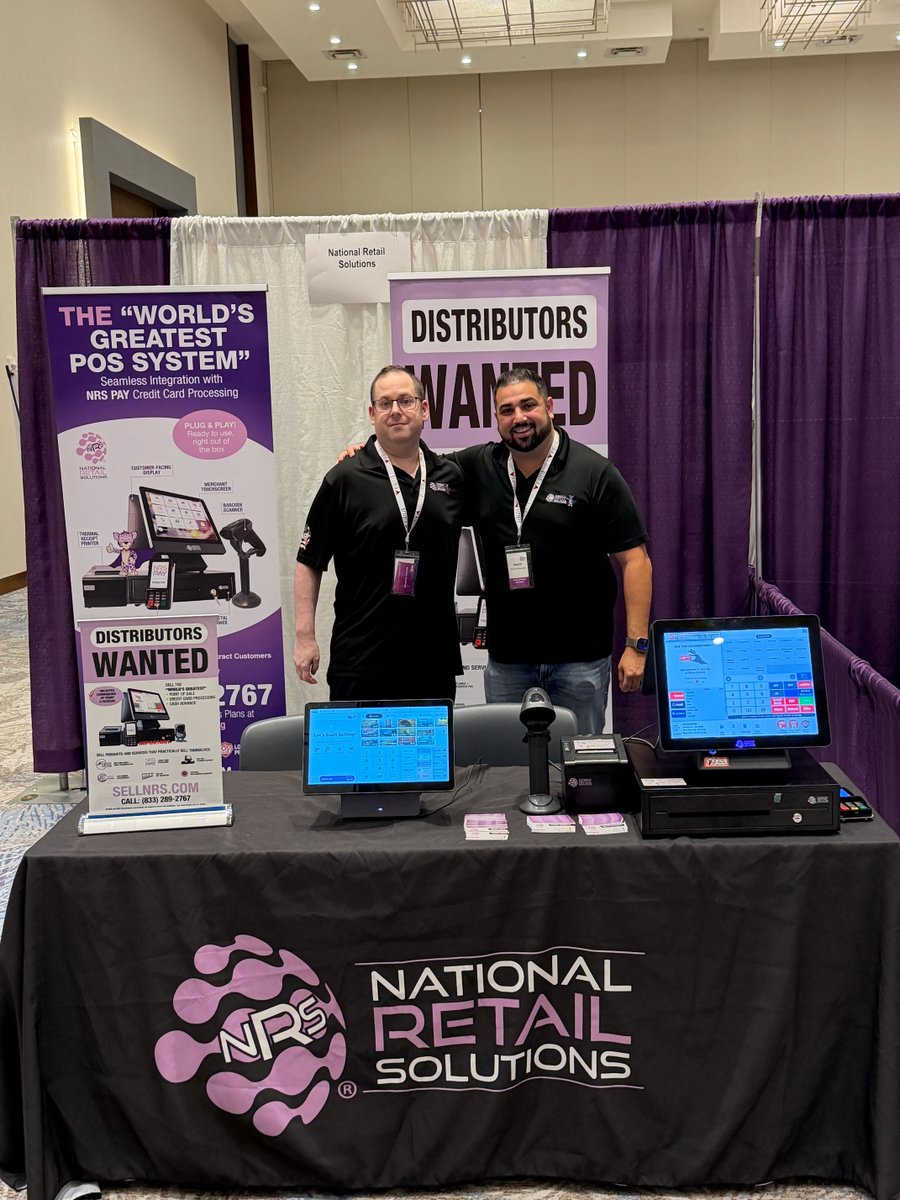 nrsplus's tweet image. We’ve brought the tech—and the energy—to West Palm Beach! 😎

Catch NRS at the Retail Technology Solutions Summit through tomorrow (10/21). Come say hello, check out our latest products, and learn how you can grow with us as a reseller.
#RTSS2025 #Hilton #NRSPOS #RetailInnovation