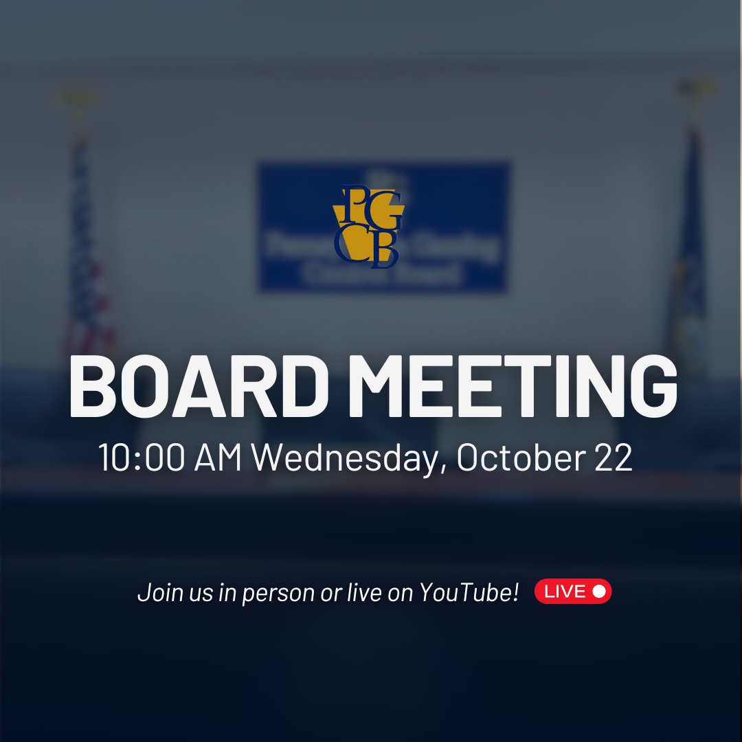 Pennsylvania Gaming Control Board tweet media