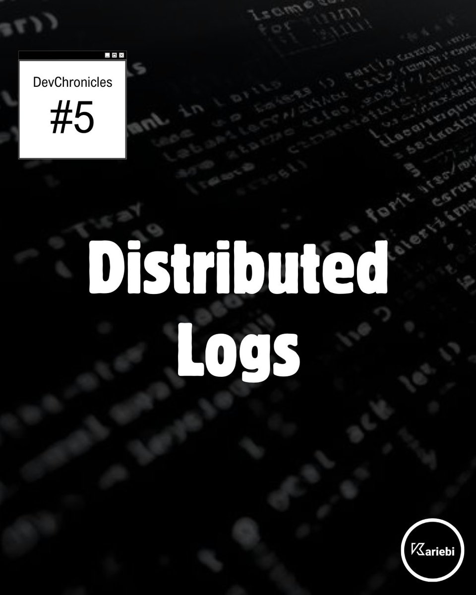 kariebi_'s tweet image. 🧱 Dev Chronicles 5: Distributed Logs
Somewhere between queues, streams, and databases lives something quieter but more powerful is the log.
Not the console.log("") or print("") type.
The kind that remembers *everything* your system has ever said, in the exact order it was…