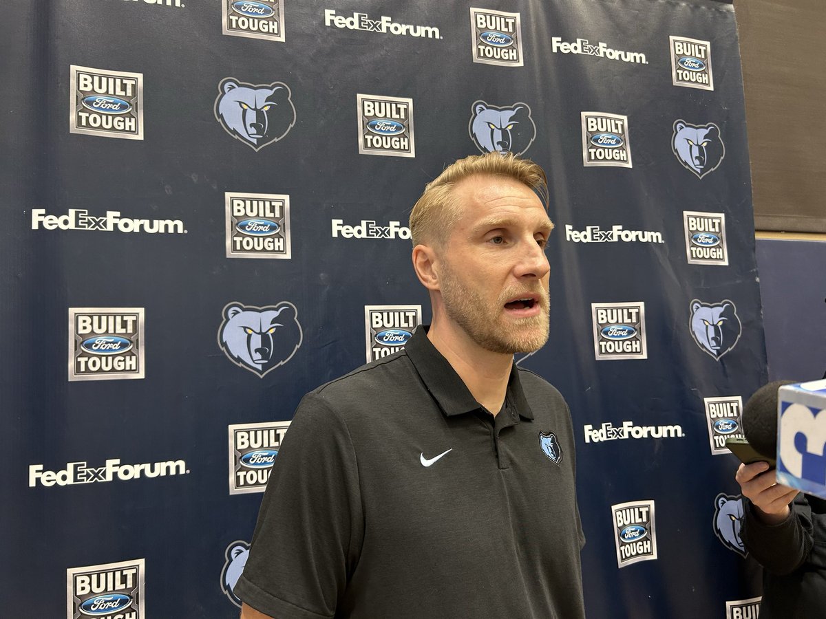 After Monday’s practice, @memgrizz coach Tuomas Iisalo reiterates Ja Morant (ankle) is progressing really well and trending towards being available for Wednesday’s season opener against Pelicans.

Iisalo added Ty Jerome (calf) continues to be evaluated. No status available yet. 