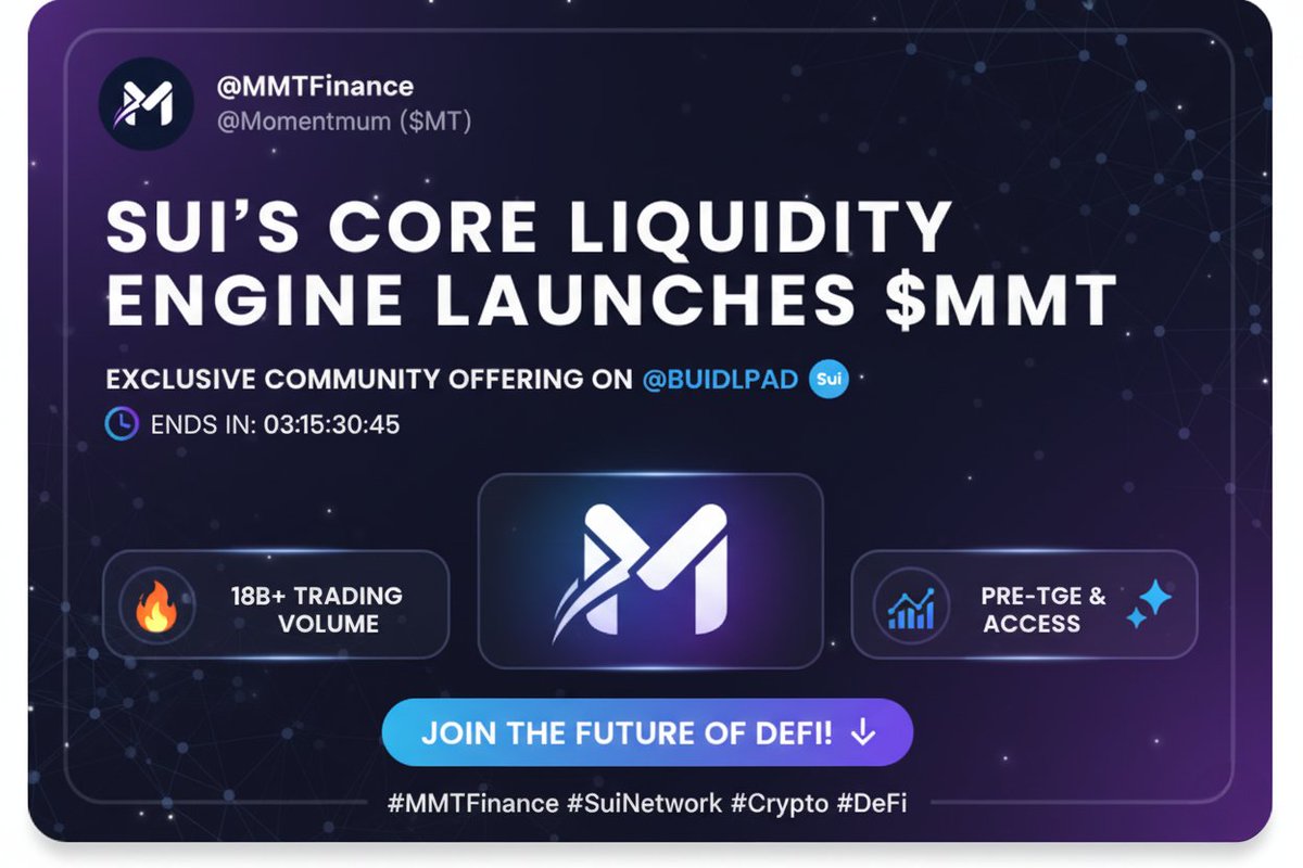 crypto_awesom's tweet image. 🤯 $18 BILLION+ Volume. 1-Click DeFi. ZERO Vesting.

If you&apos;re not paying attention to Momentum ($MMT) by @MMTFinance, you&apos;re missing the future of #Sui.

Momentum doesn&apos;t just use concentrated liquidity; it perfects it using Sui&apos;s PTBs: Swap + Add LP + Stake + Claim in a single,…