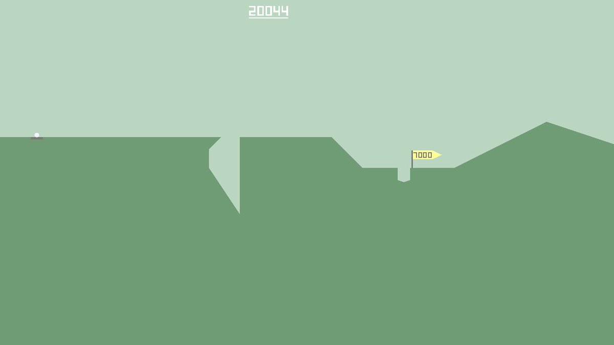 Made it to hole 7000 in #DesertGolfing in ~20,000 strokes. Less than 3 strokes per hole on average. Do I keep going or call it a day here…?