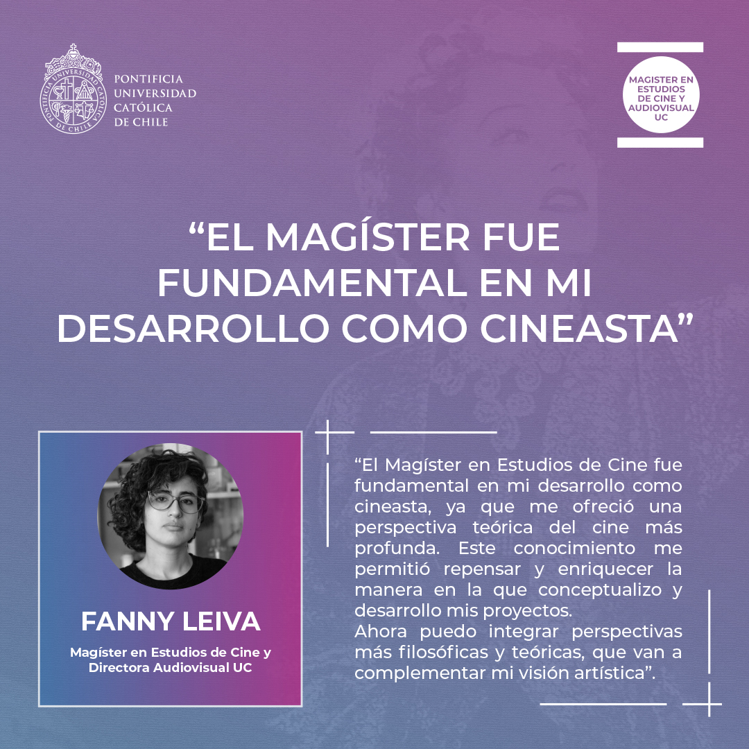 El cine no solo se mira: se piensa, se crea y se investiga. El Magíster en Estudios de Cine y Audiovisual UC une la reflexión estética con la práctica creativa, invitando a explorar el cine como lenguaje, historia y forma de conocimiento.
Postula aquí comunicaciones.uc.cl/programas-acad…